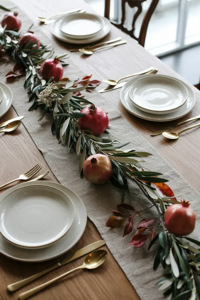 Pomegranate Olive Garland
