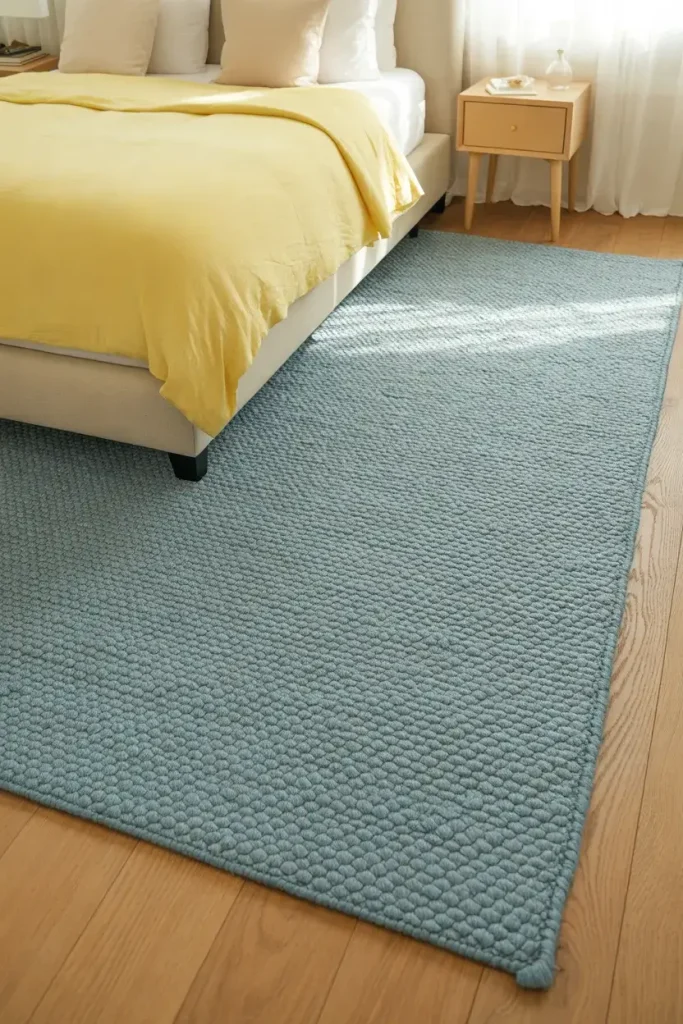 Powder Blue Area Rug