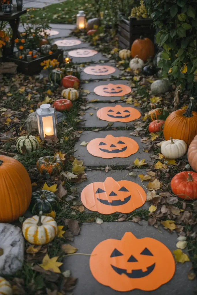 Pumpkin Path Markers