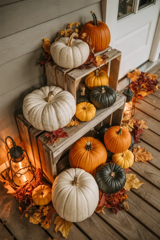 Pumpkin Stack Displays