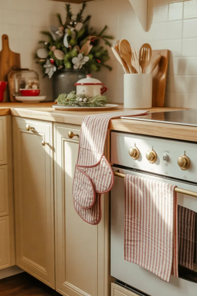 Red and White Linens