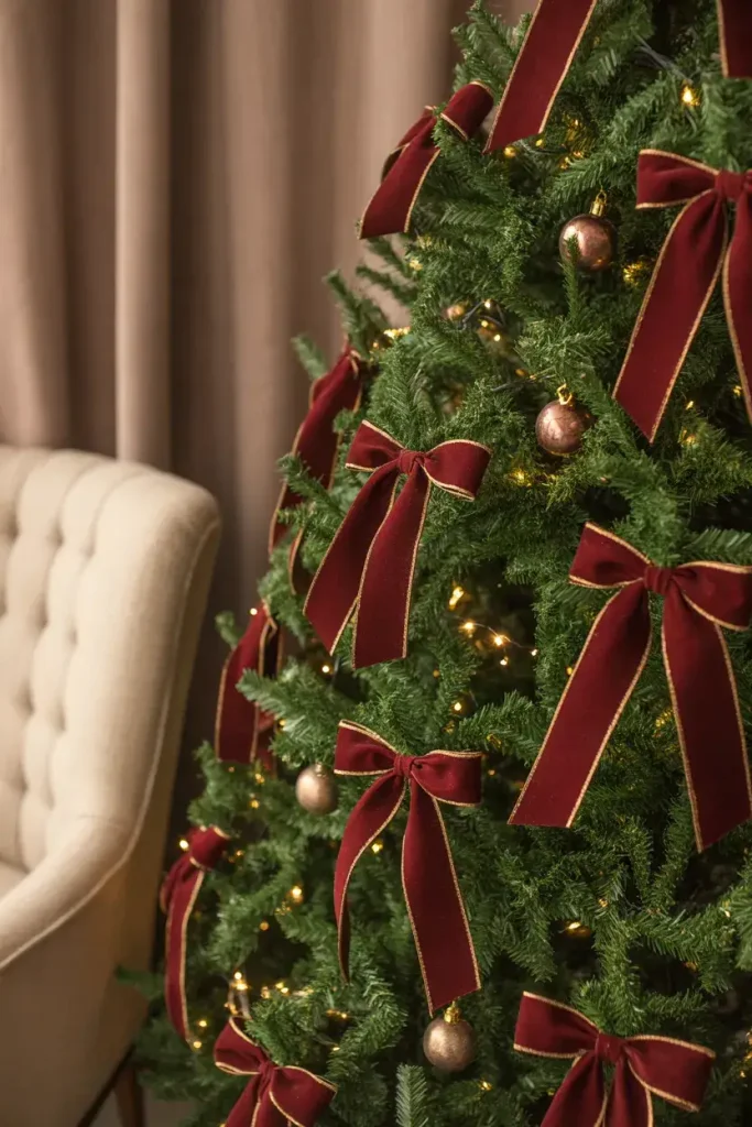 Ribbon Christmas Tree Bows