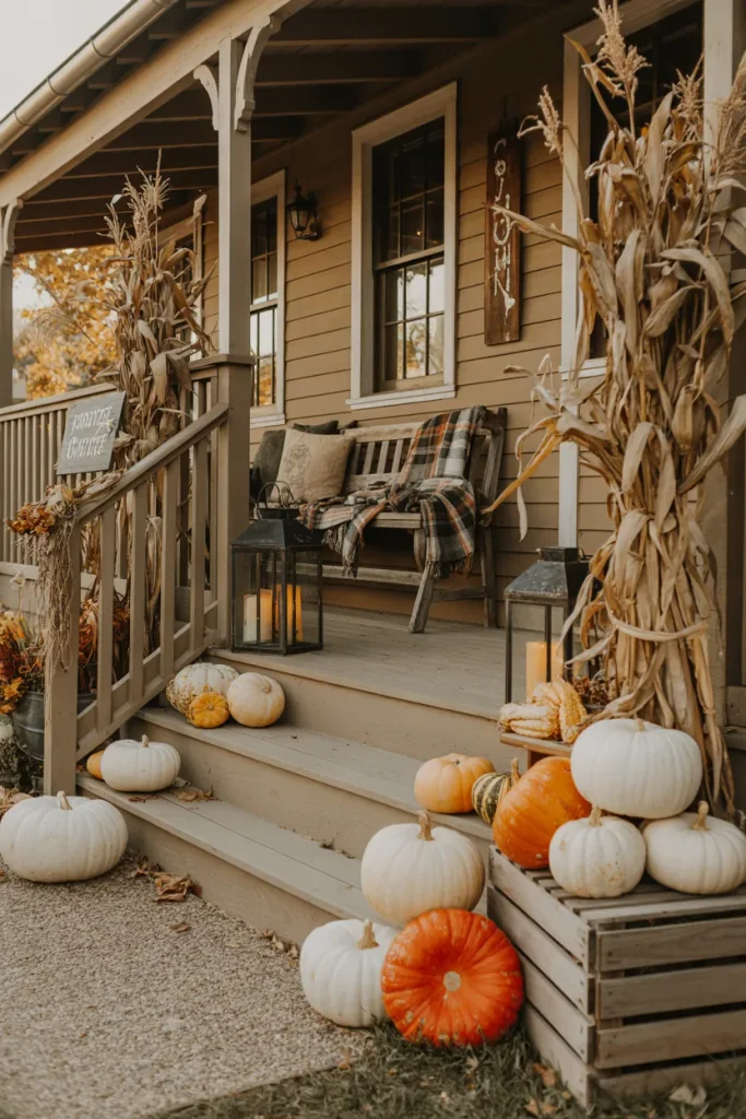 Rustic Pumpkin Porch