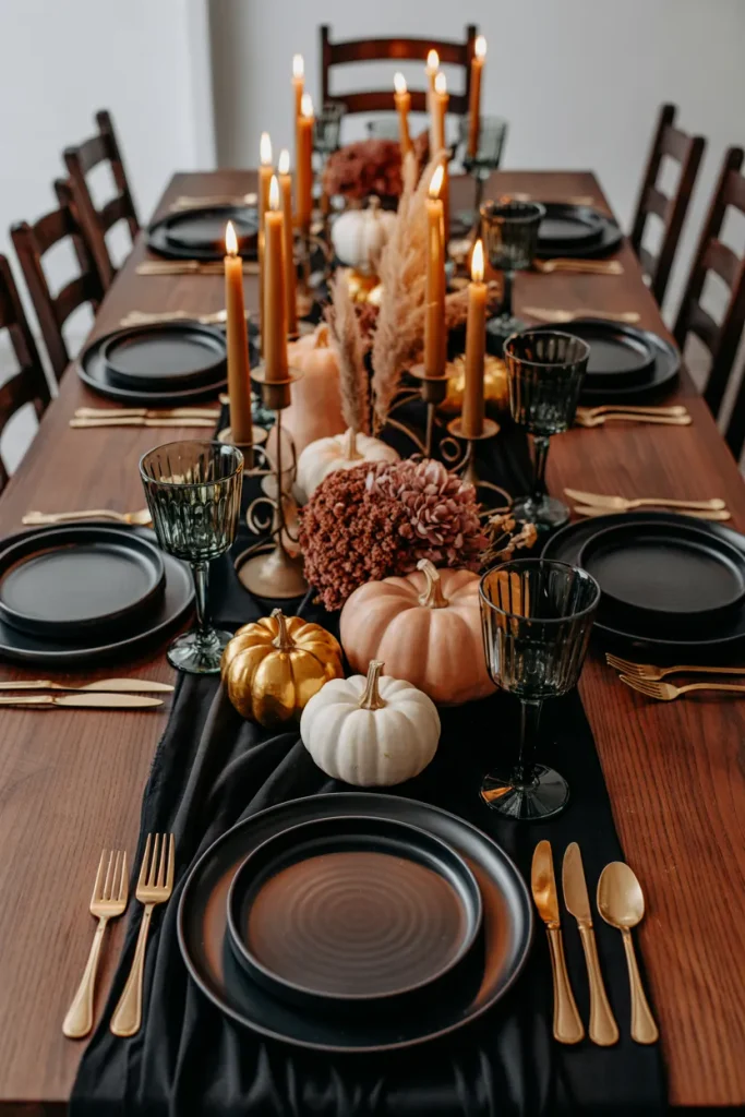 Shadowy Dining Table Setup