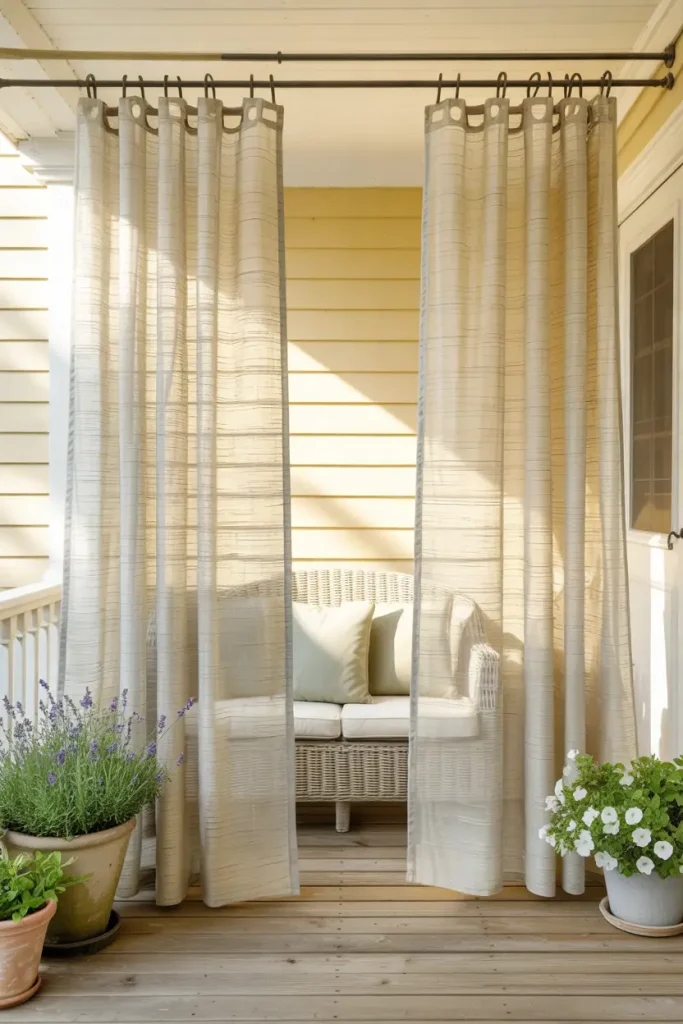 Sheer Outdoor Curtains