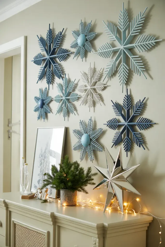 Snowflake Wall Display