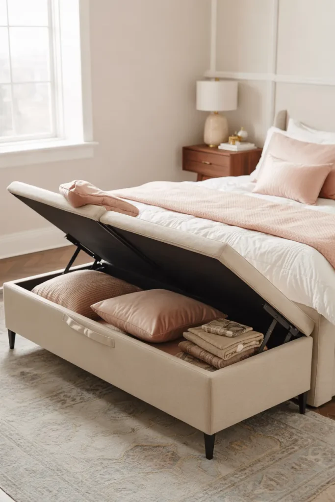 Upholstered Storage Bench