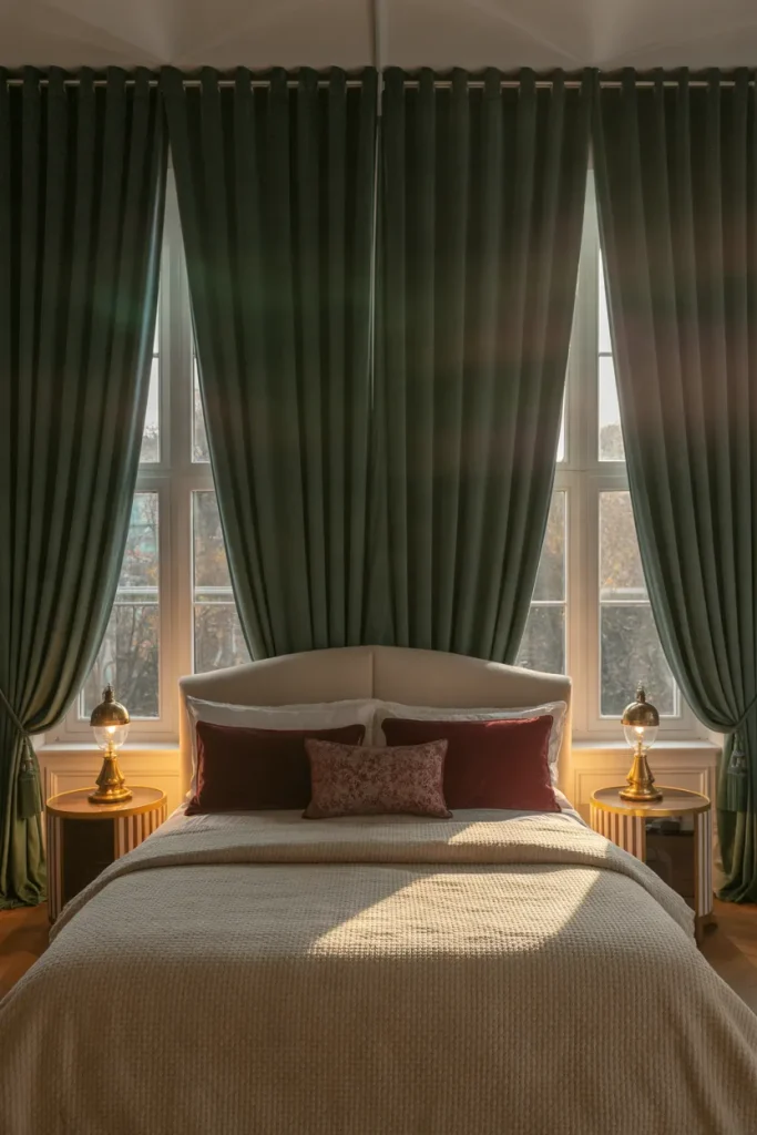 Velvet Christmas Curtains