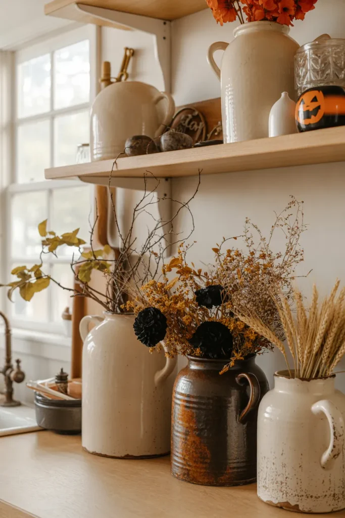 Vintage Crock Displays