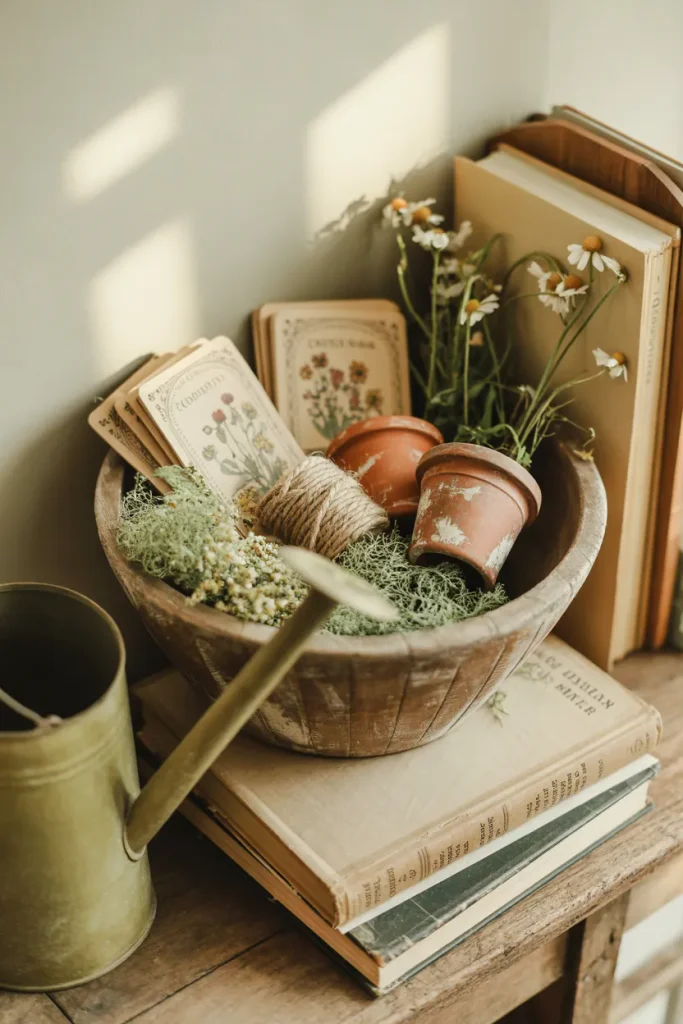 Vintage Seed Packet Display