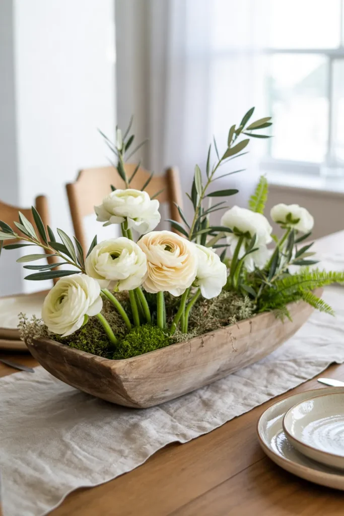 White Ranunculus Layers