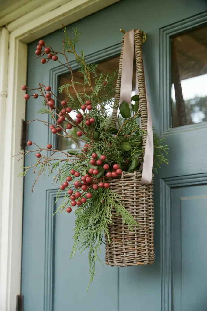Winter Door Basket
