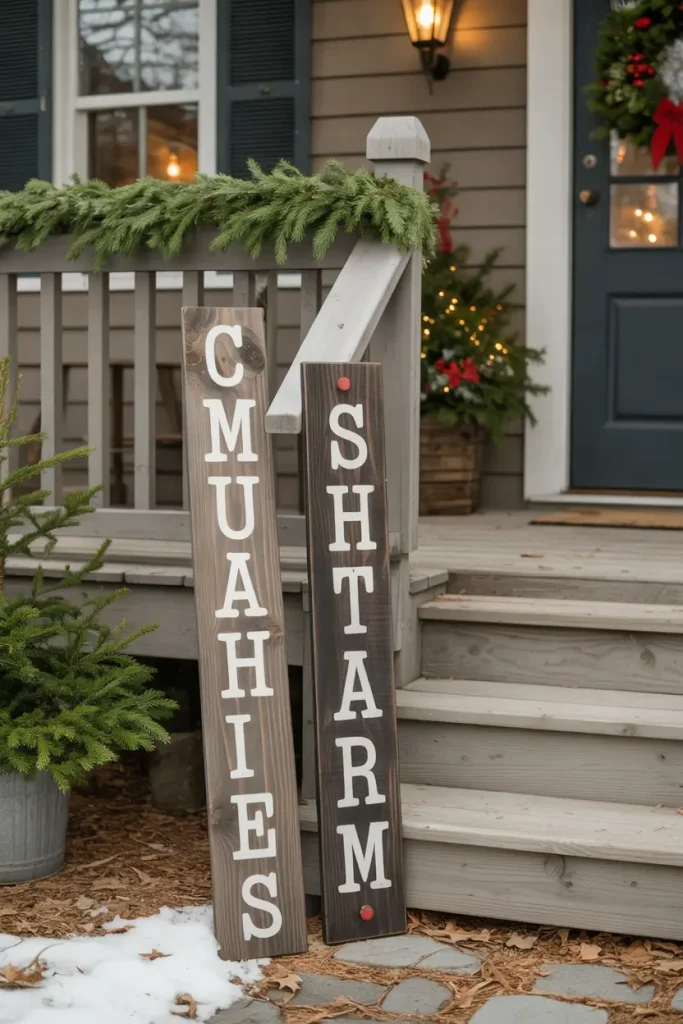 Wooden Christmas Signs