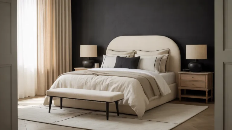 black and cream bedroom ideas