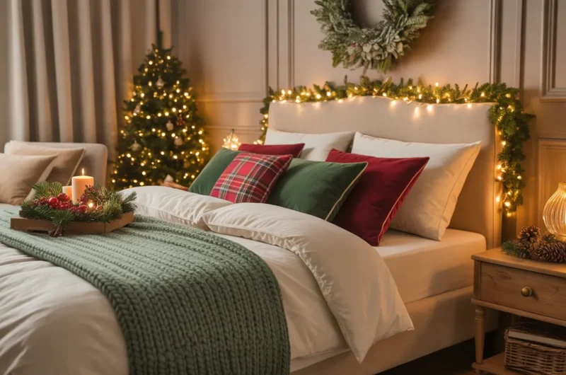 christmas bedroom decor ideas