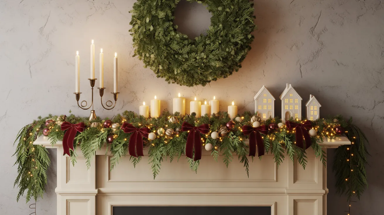 christmas mantel decorating ideas