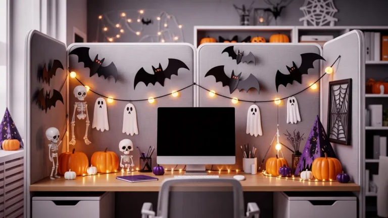 halloween cubicle decor