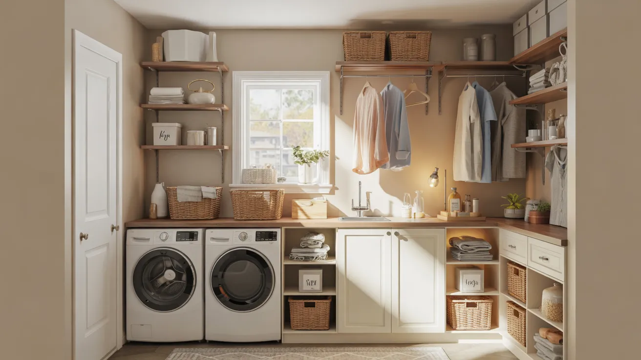 small laundry room organization ideas