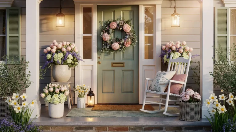 spring front porch decor ideas