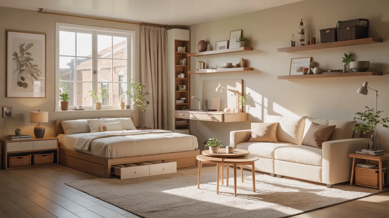 tiny studio apartment hacks