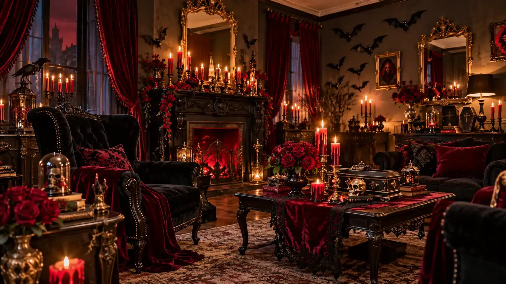 vampire halloween decorations
